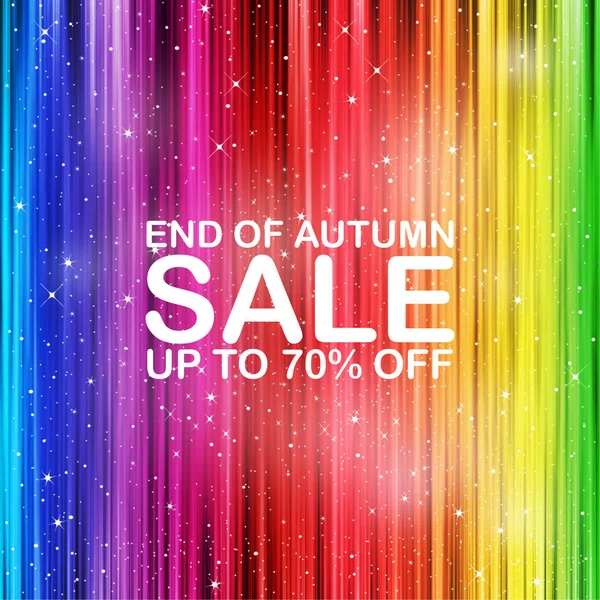 End of autumn sale concept — Stock Photo, Image