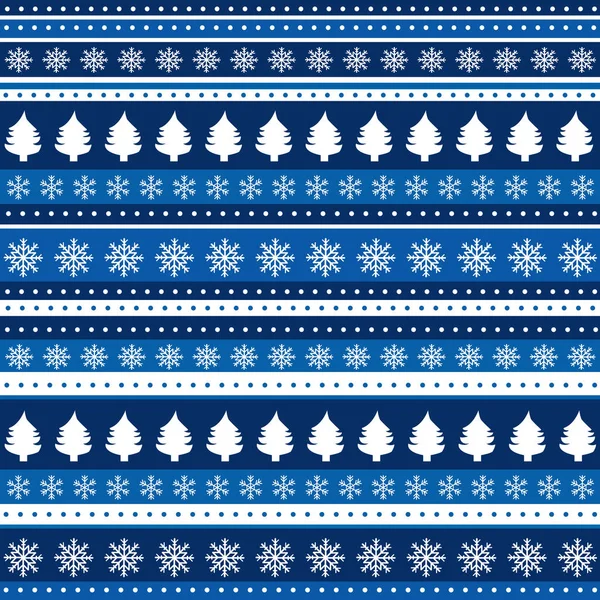 Christmas blue background wrapping paper — Stock Vector