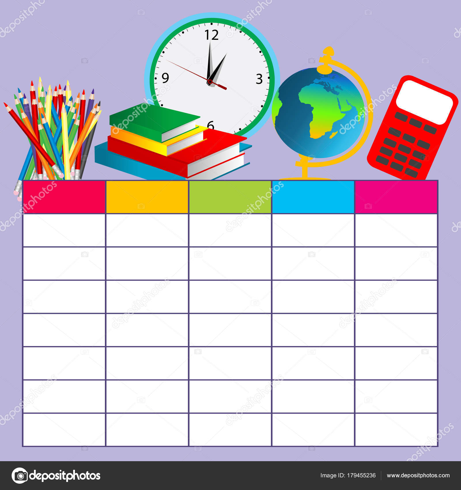 school plan template