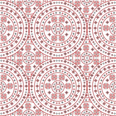 Geleneksel süsleme ile el yapımı arka plan