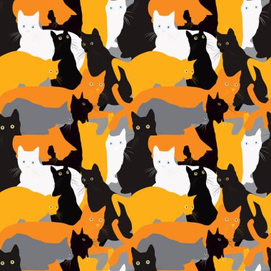 Kedilerle kusursuz bir arka plan