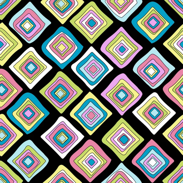 Papier d'emballage géométrique losange coloré — Image vectorielle