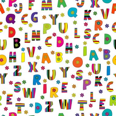 İngiliz alfabesiyle renksiz şirin bir yer.