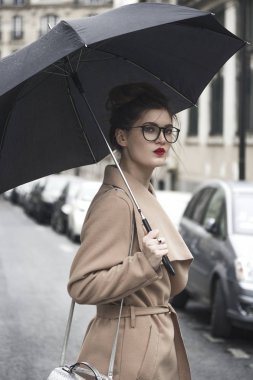 genç güzel kadın moda portre. 