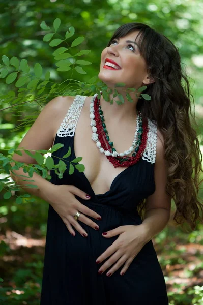 Bella ragazza bruna sexy — Foto Stock