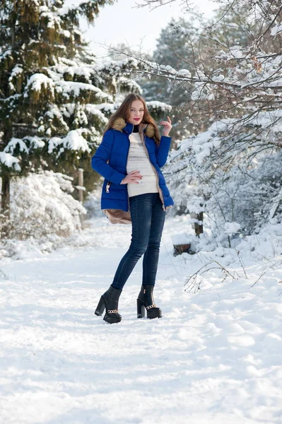 Hermosa chica de invierno —  Fotos de Stock