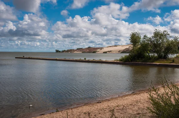 Yaz aylarında Curonian Spit üzerinde