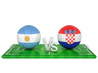 Futbol 3d render illüstrasyon