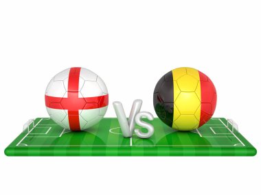 Futbol 3d render illüstrasyon