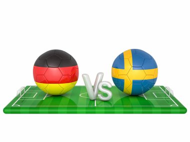 Futbol 3d render illüstrasyon