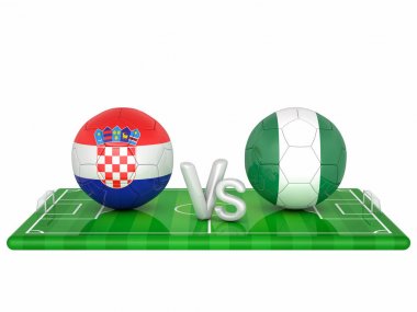 Futbol 3d render illüstrasyon