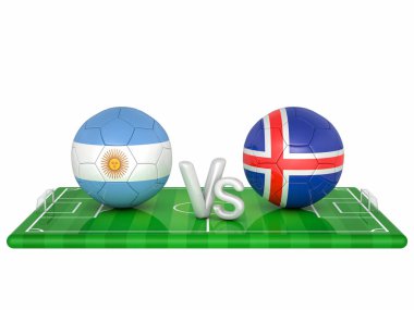 Futbol 3d render illüstrasyon