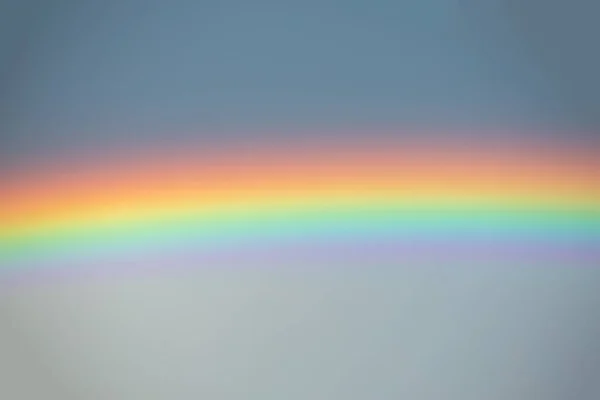 Regenbogenphänomen Nach Regen Und Sturm Himmel — Stockfoto