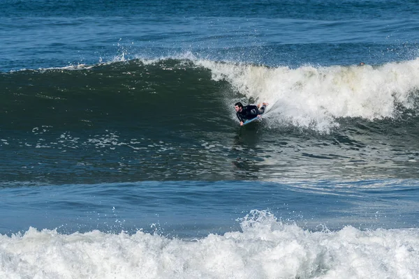 Bodyboarder in action — Stock Photo, Image