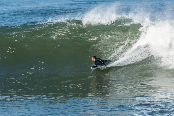 Bodyboarder en acción —  Fotos de Stock