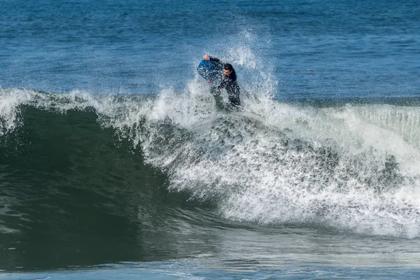 Bodyboarder v akci — Stock fotografie