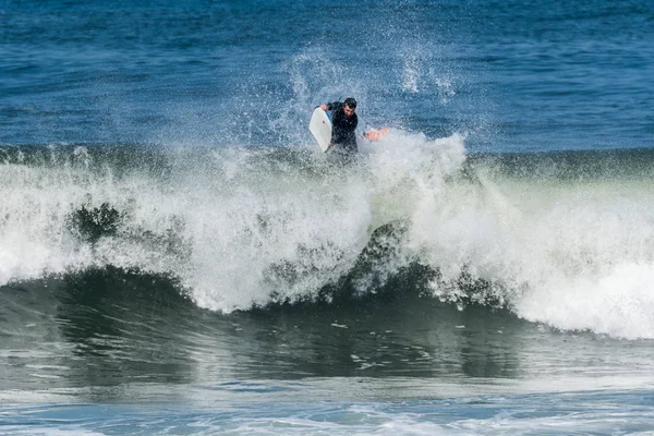 Bodyboarder em ação — Fotografia de Stock