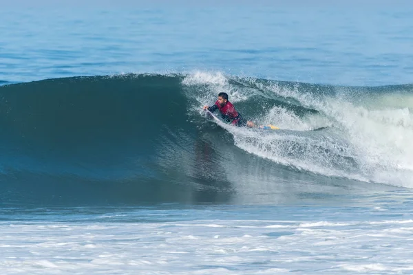 Bodyboarder em ação — Fotografia de Stock