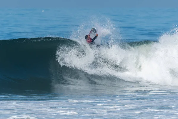 Bodyboarder en action — Photo