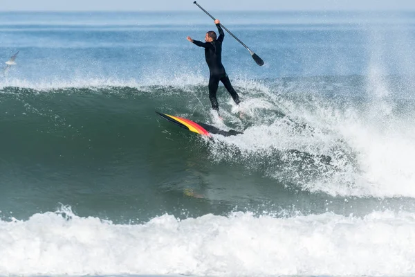 Stand up paddle surfer — Stock Photo, Image