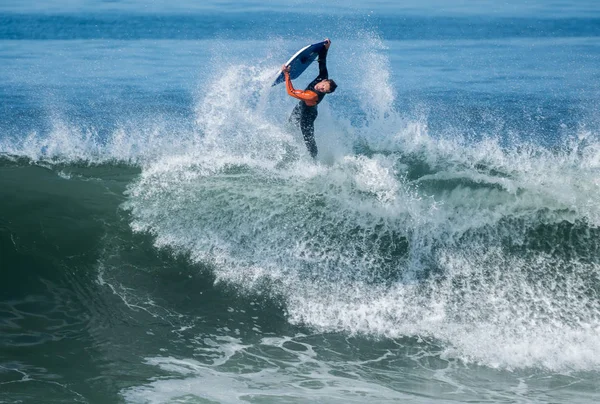 Bodyboarder em ação — Fotografia de Stock