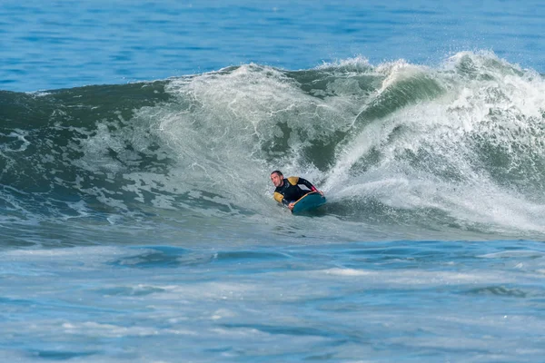 Bodyboarder em ação — Fotografia de Stock