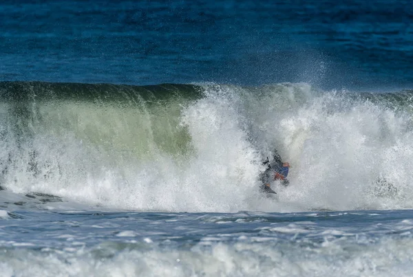 Bodyboarder en acción — Foto de Stock