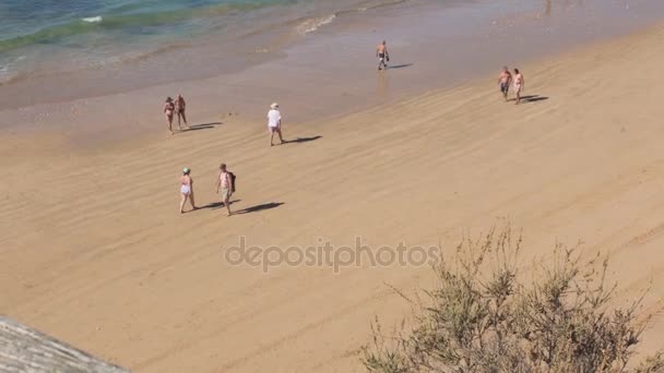 Pantai Vau di Portimao — Stok Video