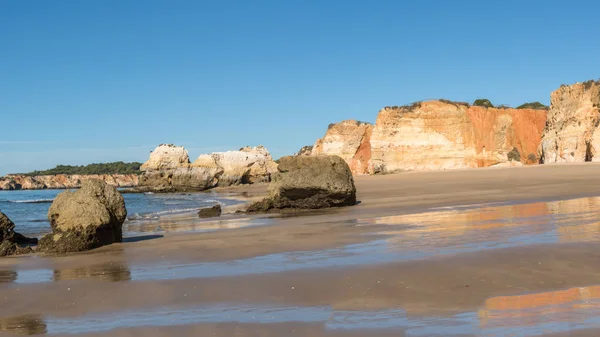 Praia da rocha w portimao, algarve — Zdjęcie stockowe