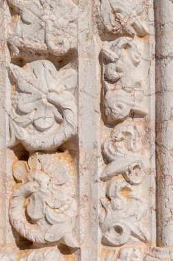 Manuelin tarzı sculpured kaya