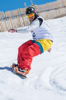 Michael Cruz Snowboard Ulusal Şampiyonası sırasında
