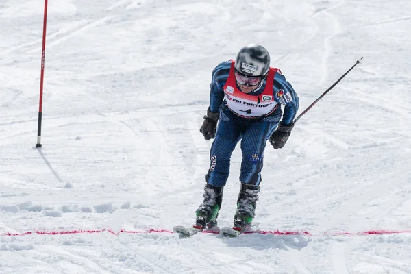 Mario Carvalho durante el Campeonato Nacional de Esquí —  Fotos de Stock