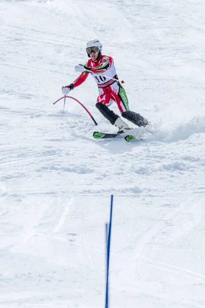 Ricardo Brancal durante el Campeonato Nacional de Esquí — Foto de Stock