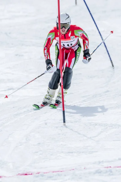 Ricardo Brancal tijdens de nationale kampioenschappen van Ski — Stockfoto