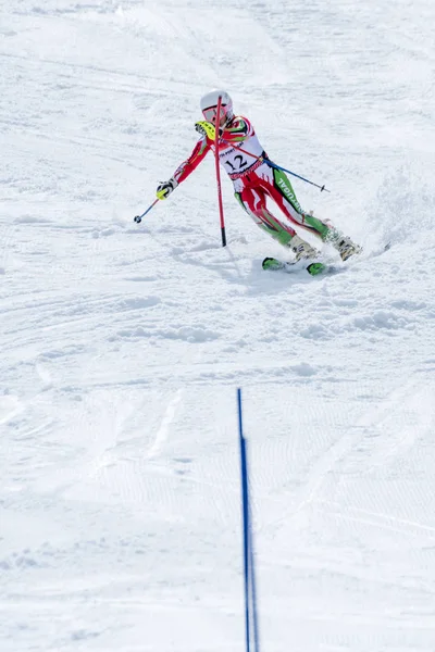 Catarina Carvalho durante o Campeonato Nacional de Esqui — Fotografia de Stock