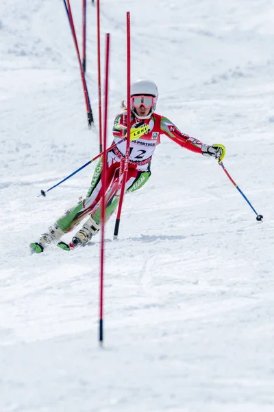 Catarina Carvalho durante o Campeonato Nacional de Esqui — Fotografia de Stock