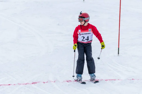 Dinis Lagem durante o Campeonato Nacional de Esqui — Fotografia de Stock