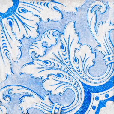 geleneksel Portekiz sırlı çini