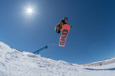 Ricardo Snowboard Ulusal Şampiyonası sırasında Lopes