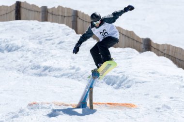 Pedro Sezulfe Snowboard Ulusal Şampiyonası sırasında
