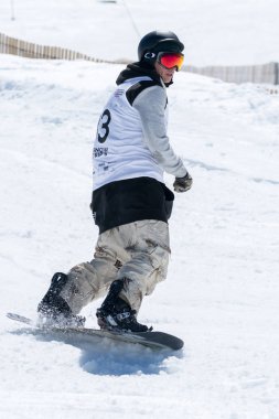 Snowboard Ulusal Şampiyonası sırasında Robinson Weiske