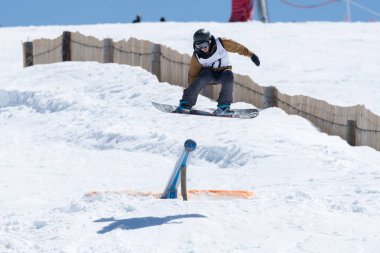 Ricardo Snowboard Ulusal Şampiyonası sırasında Lopes