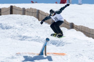 Pedro Sezulfe Snowboard Ulusal Şampiyonası sırasında