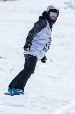 Barbara Almeida Snowboard Ulusal Şampiyonası sırasında