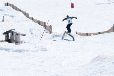 Pedro Sezulfe Snowboard Ulusal Şampiyonası sırasında