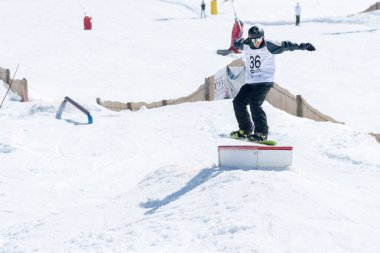 Pedro Sezulfe Snowboard Ulusal Şampiyonası sırasında