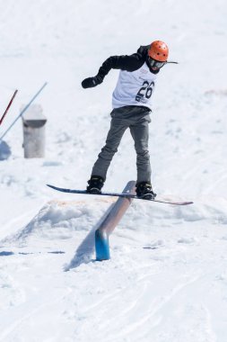Mateus Morais Snowboard Ulusal Şampiyonası sırasında