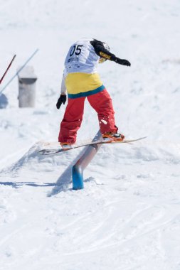 Michael Cruz Snowboard Ulusal Şampiyonası sırasında