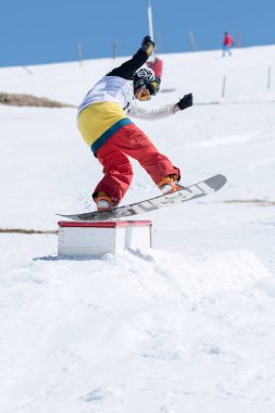Michael Cruz Snowboard Ulusal Şampiyonası sırasında