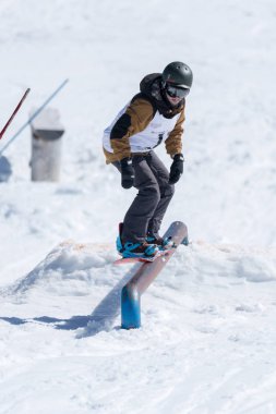Ricardo Snowboard Ulusal Şampiyonası sırasında Lopes